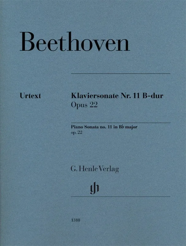 Beethoven: Piano Sonata in Bb Major Op 22